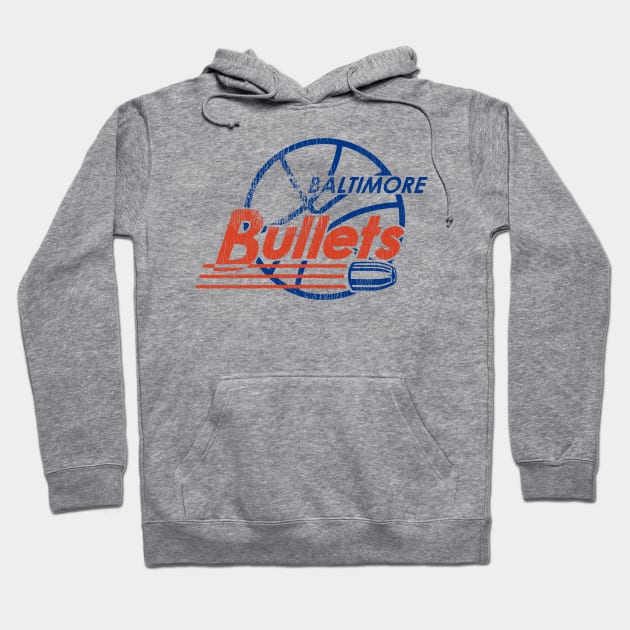 Defunct Baltimore Bullets Basketball Team Hoodie by Defunctland